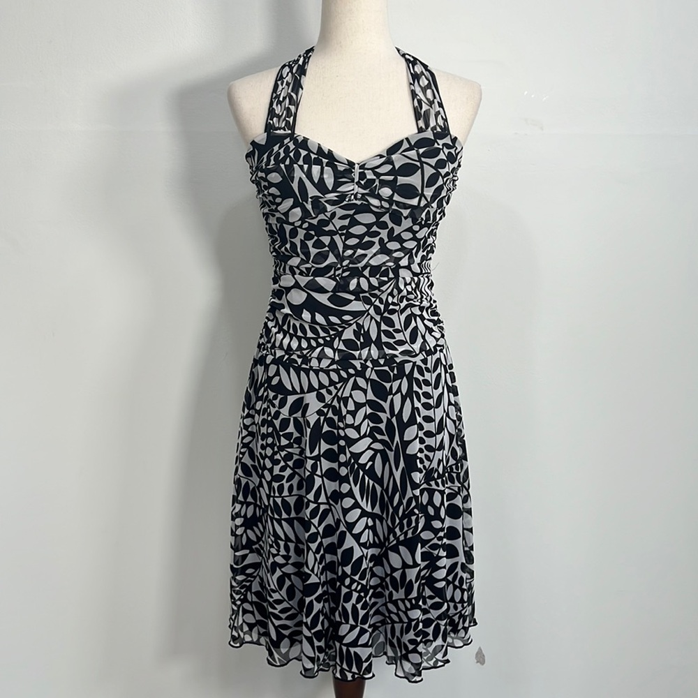 Vintage Dress Size M Halter Neck Romantic whismsigoth Romantic Y2K